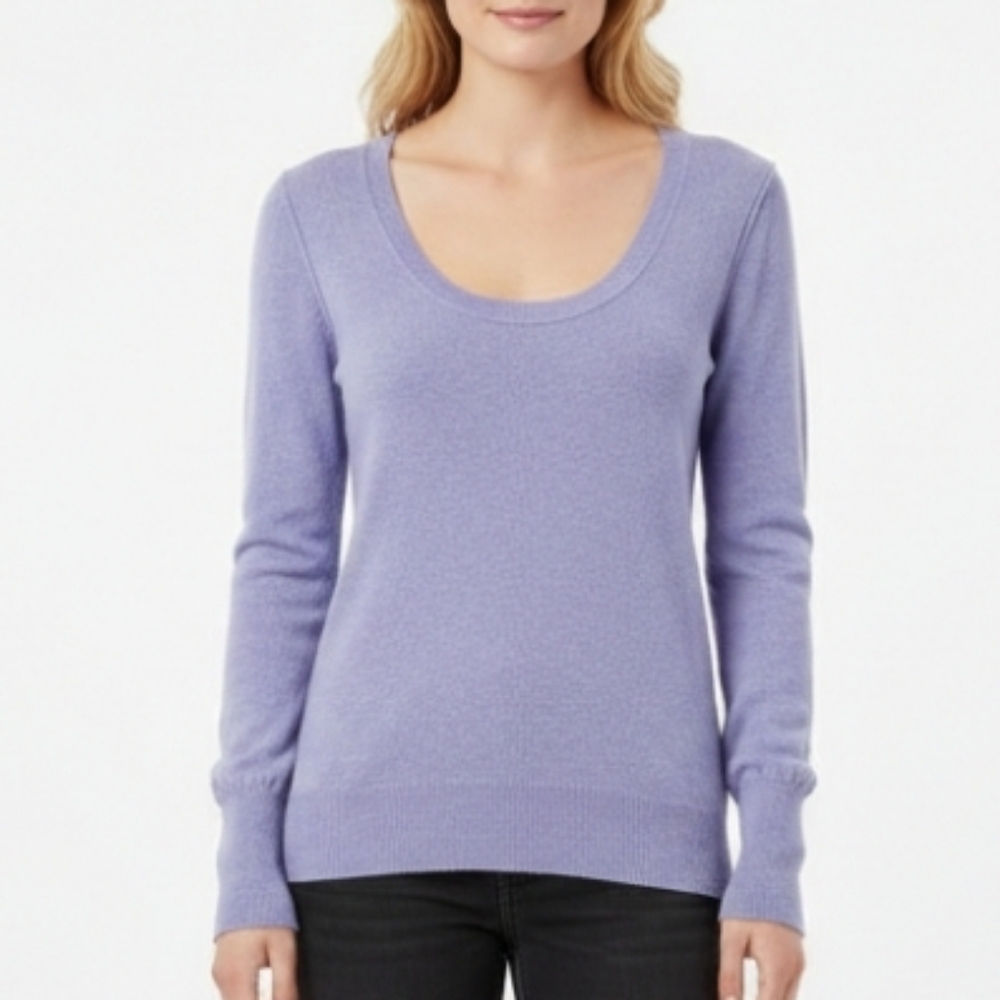 Raffi Pure Cashmere Lavender Women's Sweater Size S
